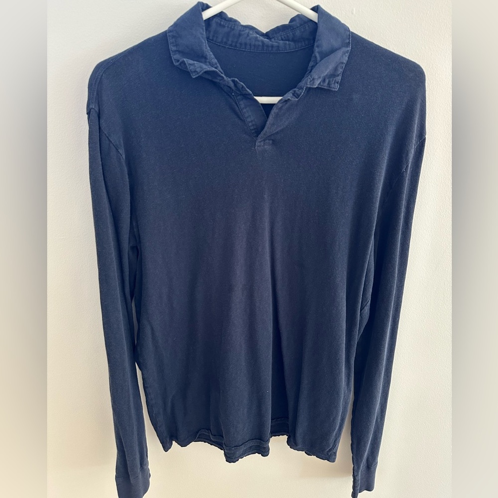 VINCE Long-Sleeve Casual Collard Dress Shirt